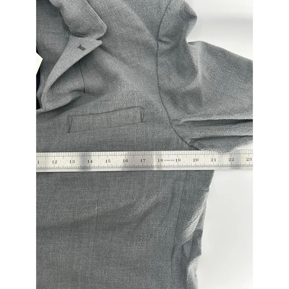 ONS‎ Clothing Blazer O.N.S Men's Gray Unstructured Stretch Size Medium MSRP $268
